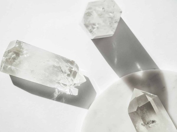 Les utilisations décoratives du quartz blanc